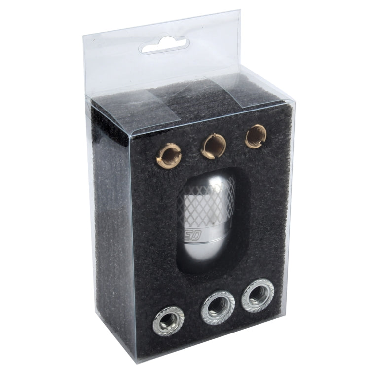 Universal Car Gear Shift Knob Modified Car Gear Shift Knob Auto Transmission Shift Lever Knob Gear Knobs(Silver) by buy2fix