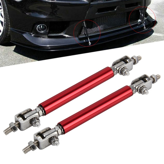 2 PCS Car Modification Large Surrounded By The Rod Telescopic Lever Front and Rear Bars Fixed Front Lip Back Shovel Adjustable Small Rod, Length: 7.5cm(Red) - Trunk & Bumper Accessories by buy2fix | Online Shopping UK | buy2fix