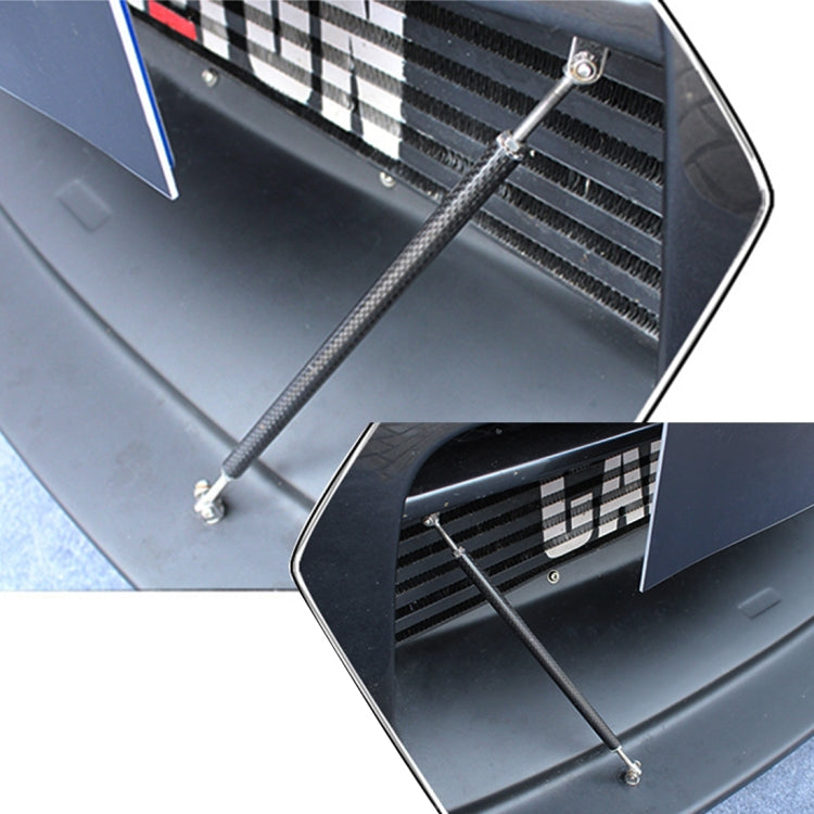 2 PCS Car Modification Large Surrounded By The Rod Telescopic Lever Front and Rear Bars Fixed Front Lip Back Shovel Adjustable Small Rod, Length: 7.5cm(Silver) - Trunk & Bumper Accessories by buy2fix | Online Shopping UK | buy2fix