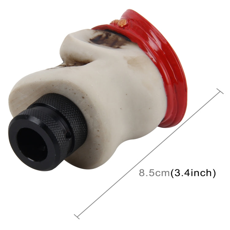 Universal Skull with A Hat Shape Car Gear Shift Knob Modified Car Gear Shift Knob Auto Transmission Shift Lever Knob Resin Gear Knobs by buy2fix
