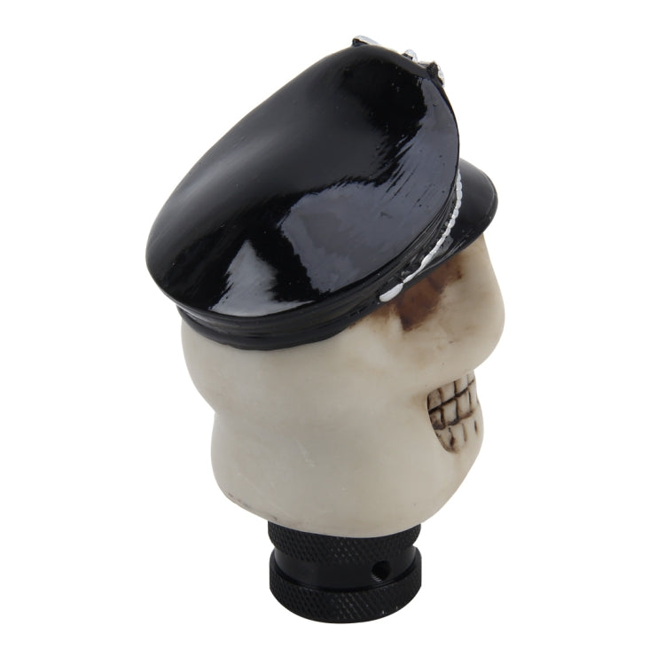 Universal Skull with A Hat Shape Car Gear Shift Knob Modified Car Gear Shift Knob Auto Transmission Shift Lever Knob Resin Gear Knobs by buy2fix