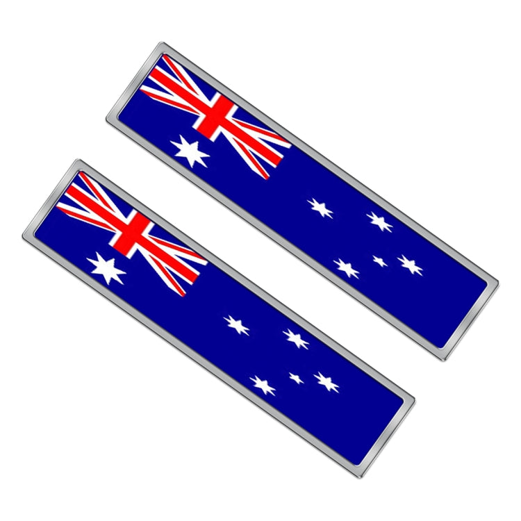2 PCS Australian Flag Pattern Rectangle Car-Styling Sticker Random Decorative Sticker by buy2fix