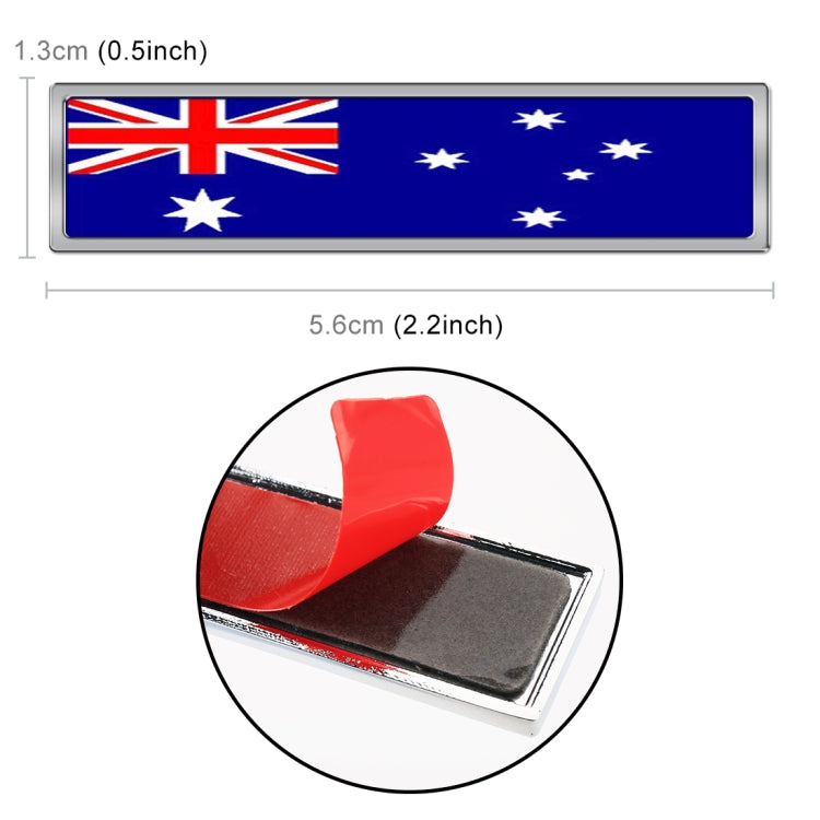 2 PCS Australian Flag Pattern Rectangle Car-Styling Sticker Random Decorative Sticker by buy2fix