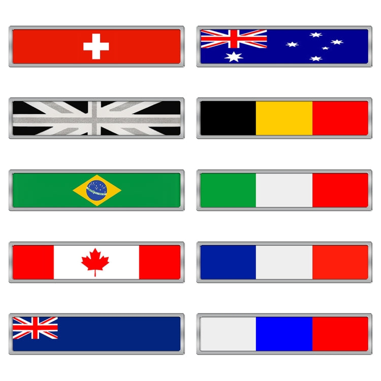 2 PCS Australian Flag Pattern Rectangle Car-Styling Sticker Random Decorative Sticker by buy2fix