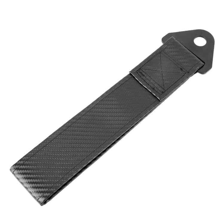 Car Universal Tow Strap Screw Hole Carbon Fiber Towing Rope by buy2fix
