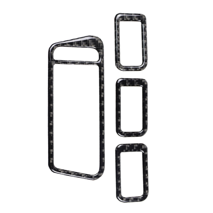 Car Carbon Fiber Window Lift Panel Decorative Sticker for Volkswagen Golf 7 2013-2017, Left Drive by buy2fix