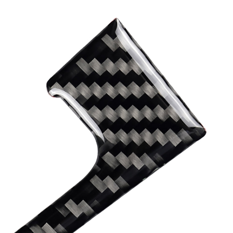 Car Carbon Fiber Gear Position Panel Frame Decorative Sticker for Volkswagen Golf 7 2013-2017, with Hole and Start and Stop, Left Drive by buy2fix