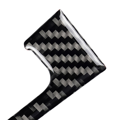 Car Carbon Fiber Gear Position Panel Frame Decorative Sticker for Volkswagen Golf 7 2013-2017, with Hole and Start and Stop, Left Drive by buy2fix