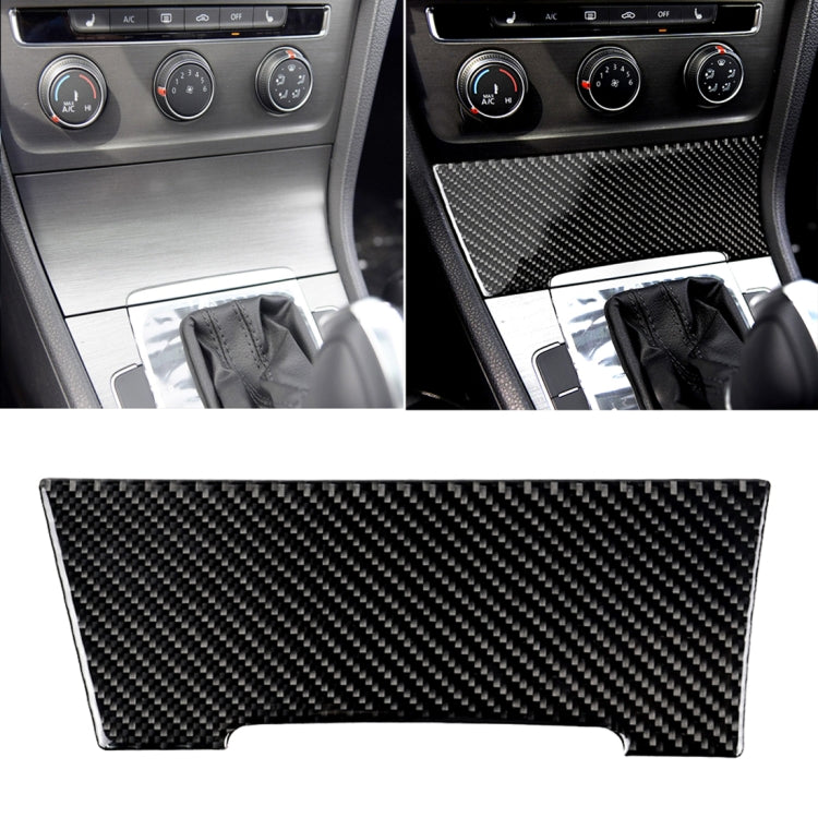 Car Carbon Fiber Cigarette Lighter Decorative Sticker for Volkswagen Golf 7 2013-2017 by buy2fix