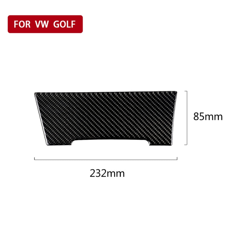 Car Carbon Fiber Cigarette Lighter Decorative Sticker for Volkswagen Golf 7 2013-2017 by buy2fix