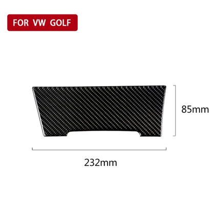 Car Carbon Fiber Cigarette Lighter Decorative Sticker for Volkswagen Golf 7 2013-2017 by buy2fix