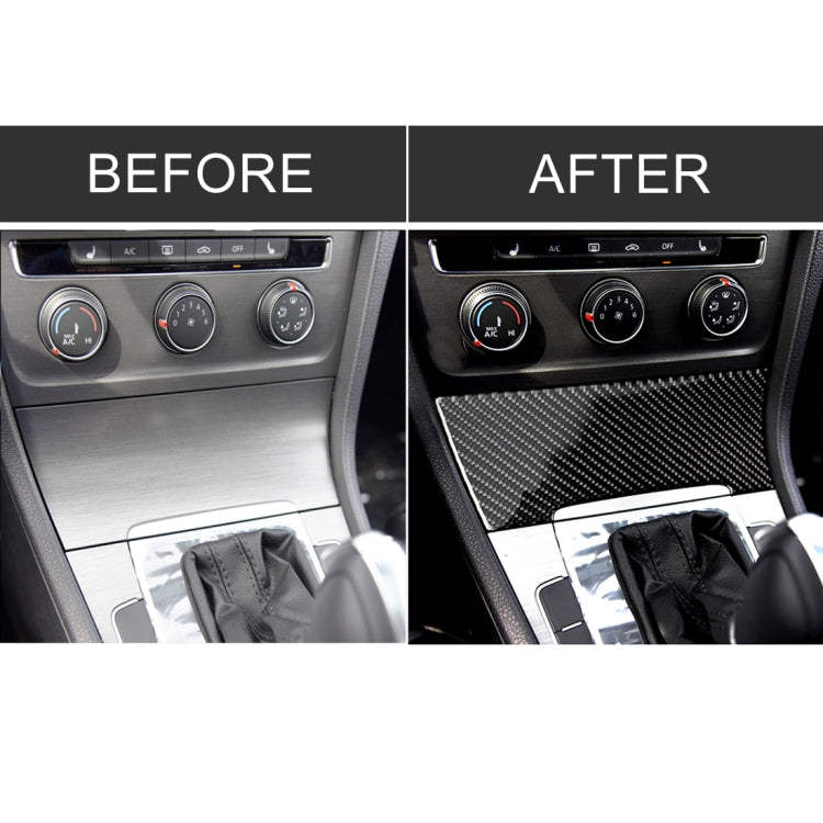 Car Carbon Fiber Cigarette Lighter Decorative Sticker for Volkswagen Golf 7 2013-2017 by buy2fix