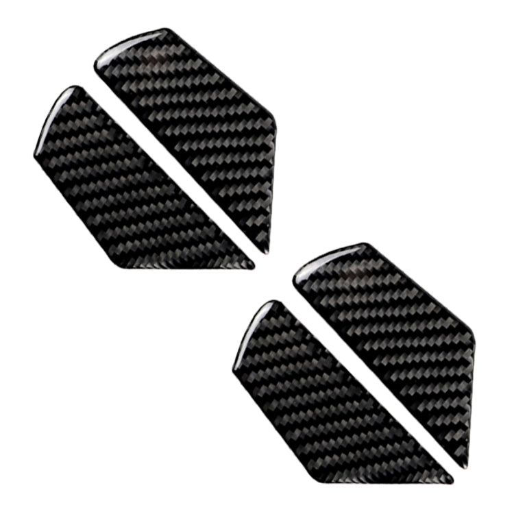 Car Carbon Fiber Door Inner Handle Wrist Panel Decorative Sticker for Volkswagen Golf 7 2013-2017 by buy2fix