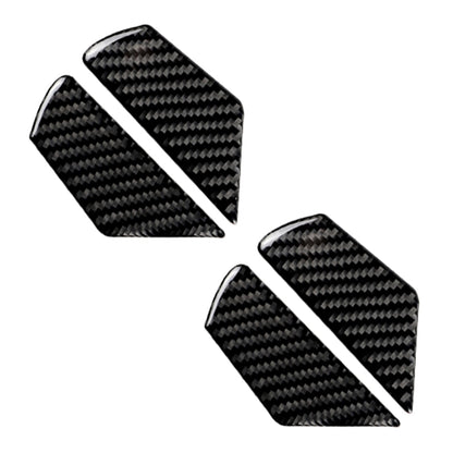 Car Carbon Fiber Door Inner Handle Wrist Panel Decorative Sticker for Volkswagen Golf 7 2013-2017 by buy2fix