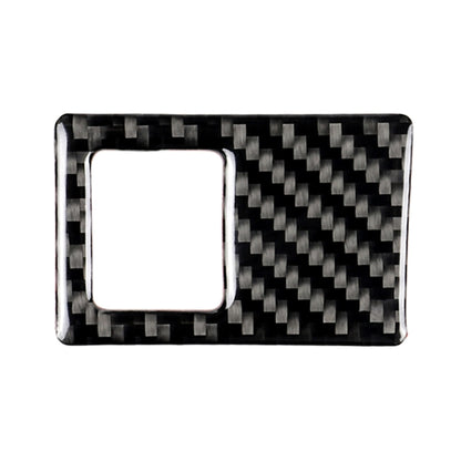 Car Carbon Fiber Emergency Light Frame Decorative Sticker for Volkswagen Golf 7 2013-2017, Left Drive by buy2fix