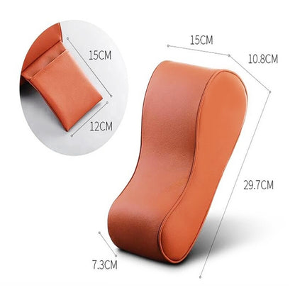 Universal Car PU Leather and Memory Foam Wrapped Armrest Box Car Armrest Box Mat with Phone Holder Storage Bag & Card Slot (Beige) by buy2fix