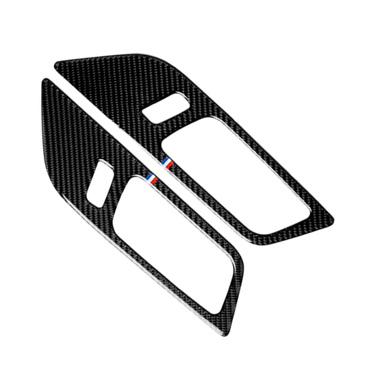 2 PCS Car USA Color Carbon Fiber Door Inner Handles Decorative Sticker for Ford Mustang 2015-2017 by buy2fix