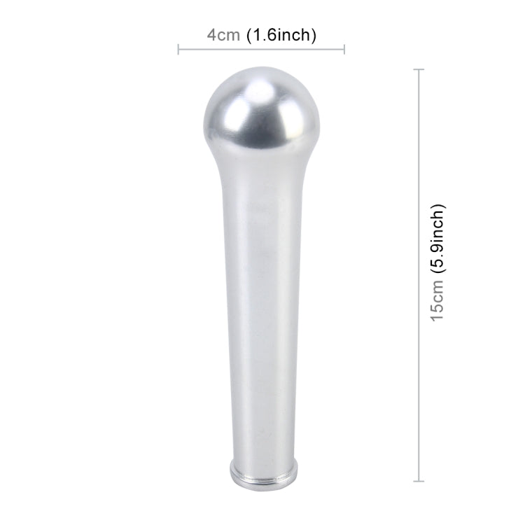 Universal Car Modified Shifter Lever Cover Manual Automatic Gear Shift Knob, Size: 15*4cm(Silver) by buy2fix