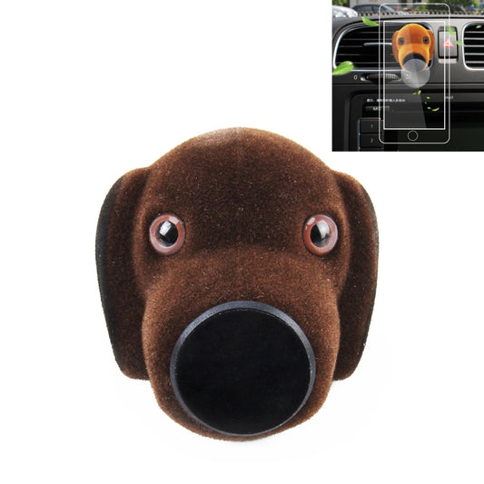 Car Cartoon Diffuser Air Freshener Perfume Vent Clip Styling Magnetic Support Phone Holder (Taupe) by buy2fix