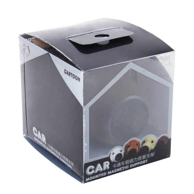 Car Cartoon Diffuser Air Freshener Perfume Vent Clip Styling Magnetic Support Phone Holder (Taupe) by buy2fix