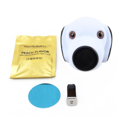 Car Cartoon Diffuser Air Freshener Perfume Vent Clip Styling Magnetic Support Phone Holder (White) by buy2fix