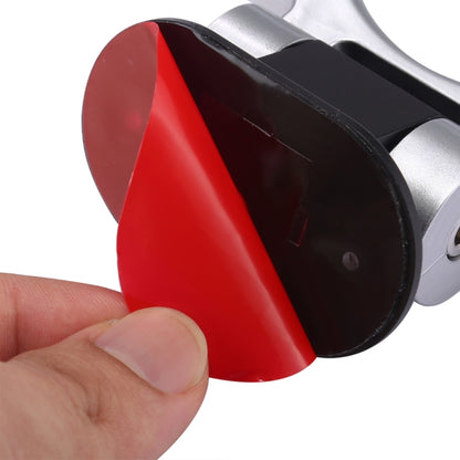 Car Truck Bumper Triangle Tow Hook Adhesive Decal Sticker Exterior Decoration (Silver) by buy2fix