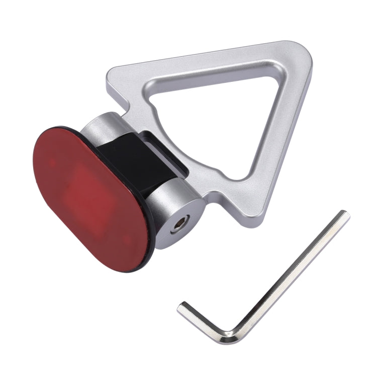 Car Truck Bumper Triangle Tow Hook Adhesive Decal Sticker Exterior Decoration (Silver) by buy2fix