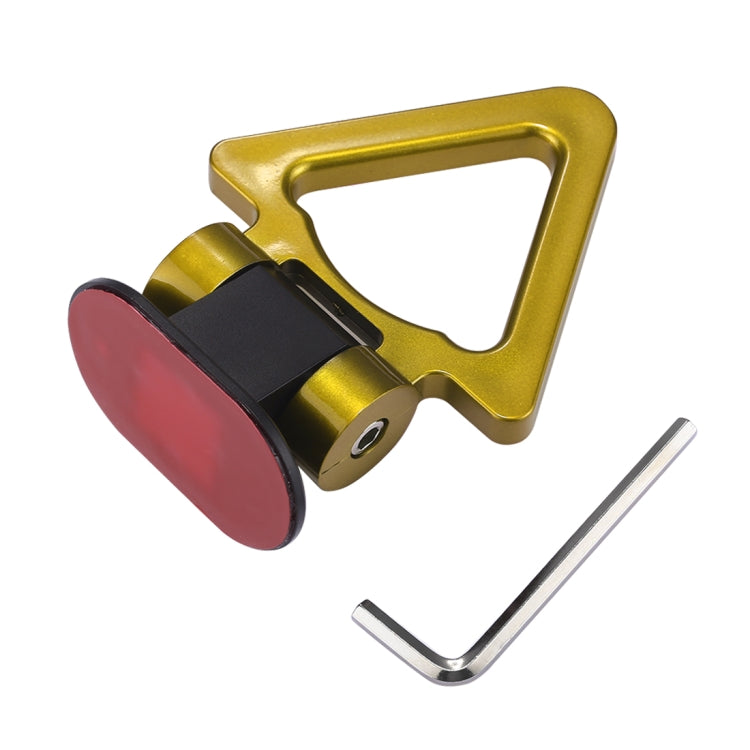 Car Truck Bumper Triangle Tow Hook Adhesive Decal Sticker Exterior Decoration (Yellow) by buy2fix