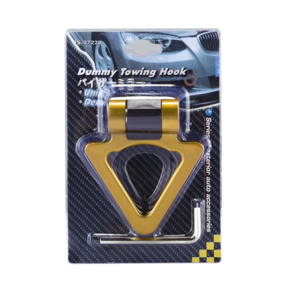 Car Truck Bumper Triangle Tow Hook Adhesive Decal Sticker Exterior Decoration (Yellow) by buy2fix