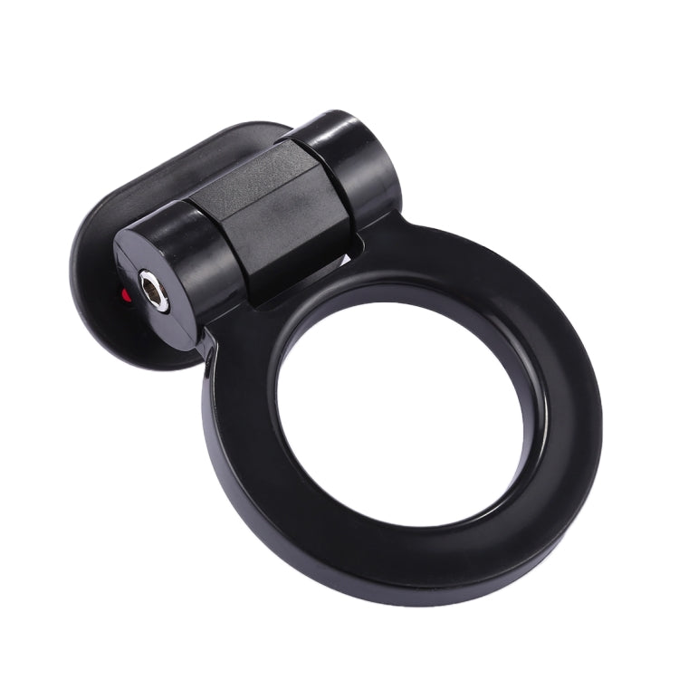 Car Truck Bumper Round Tow Hook Ring Adhesive Decal Sticker Exterior Decoration(Black) by buy2fix