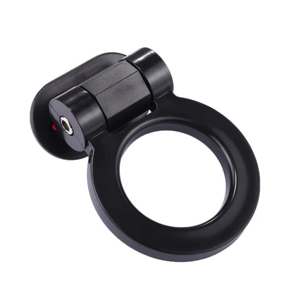 Car Truck Bumper Round Tow Hook Ring Adhesive Decal Sticker Exterior Decoration(Black) by buy2fix