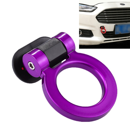 Car Truck Bumper Round Tow Hook Ring Adhesive Decal Sticker Exterior Decoration (Purple) by buy2fix