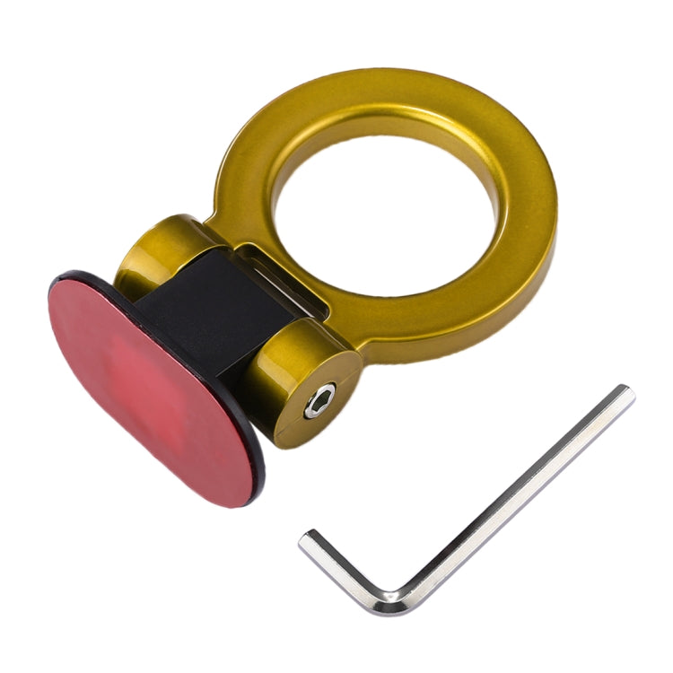 Car Truck Bumper Round Tow Hook Ring Adhesive Decal Sticker Exterior Decoration (Yellow) by buy2fix