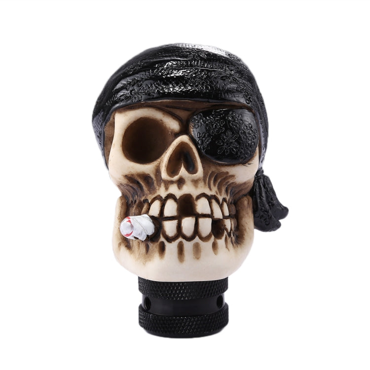 Pirate Skull Shaped Universal Vehicle Car Shifter Cover Manual Automatic Gear Shift Knob (Black) by buy2fix