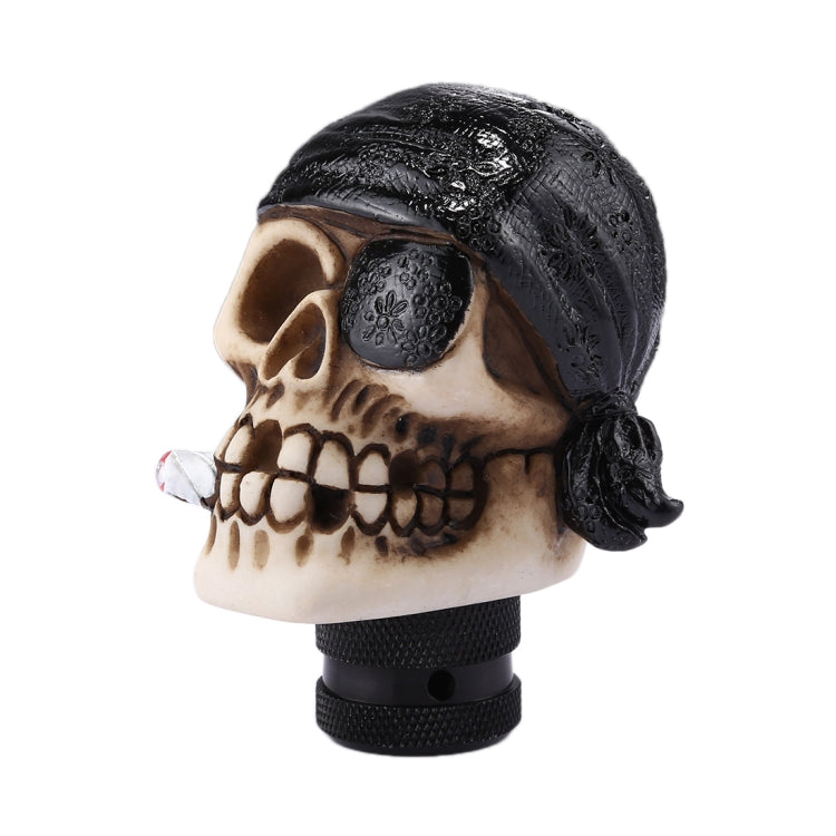 Pirate Skull Shaped Universal Vehicle Car Shifter Cover Manual Automatic Gear Shift Knob (Black) by buy2fix