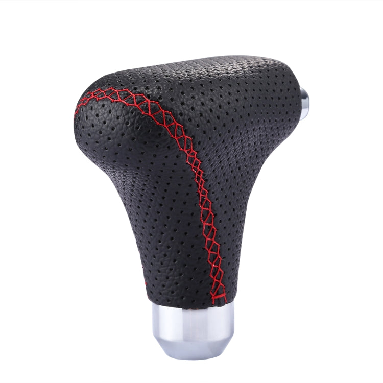 Universal Vehicle Car Black Leather Shifter Cover Manual Automatic Gear Shift Knob by buy2fix