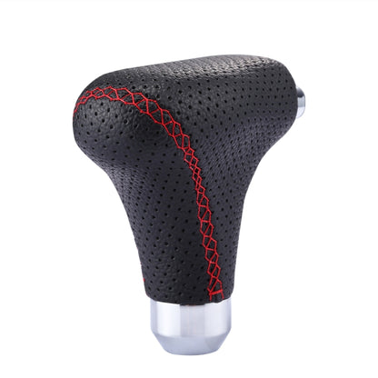 Universal Vehicle Car Black Leather Shifter Cover Manual Automatic Gear Shift Knob by buy2fix