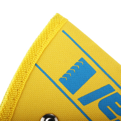Car Safety Cover Strap Adjuster Pad Harness Seat Belt Adjuster(Yellow) by buy2fix