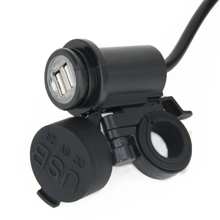 5V Waterproof Motorcycle SAE to USB Cable Adapter Dual Port Power Socket Adapter, for Smart Phones, Tablets, GPS - Battery Charger by buy2fix | Online Shopping UK | buy2fix