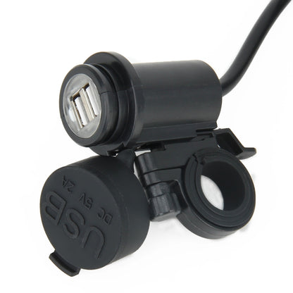 5V Waterproof Motorcycle SAE to USB Cable Adapter Dual Port Power Socket Adapter, for Smart Phones, Tablets, GPS - Battery Charger by buy2fix | Online Shopping UK | buy2fix