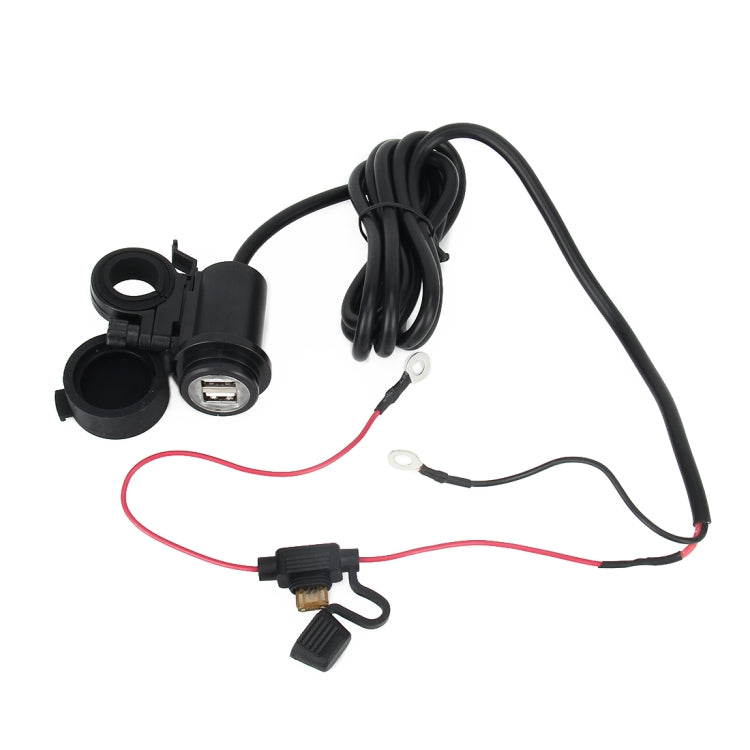 5V Waterproof Motorcycle SAE to USB Cable Adapter Dual Port Power Socket Adapter, for Smart Phones, Tablets, GPS - Battery Charger by buy2fix | Online Shopping UK | buy2fix
