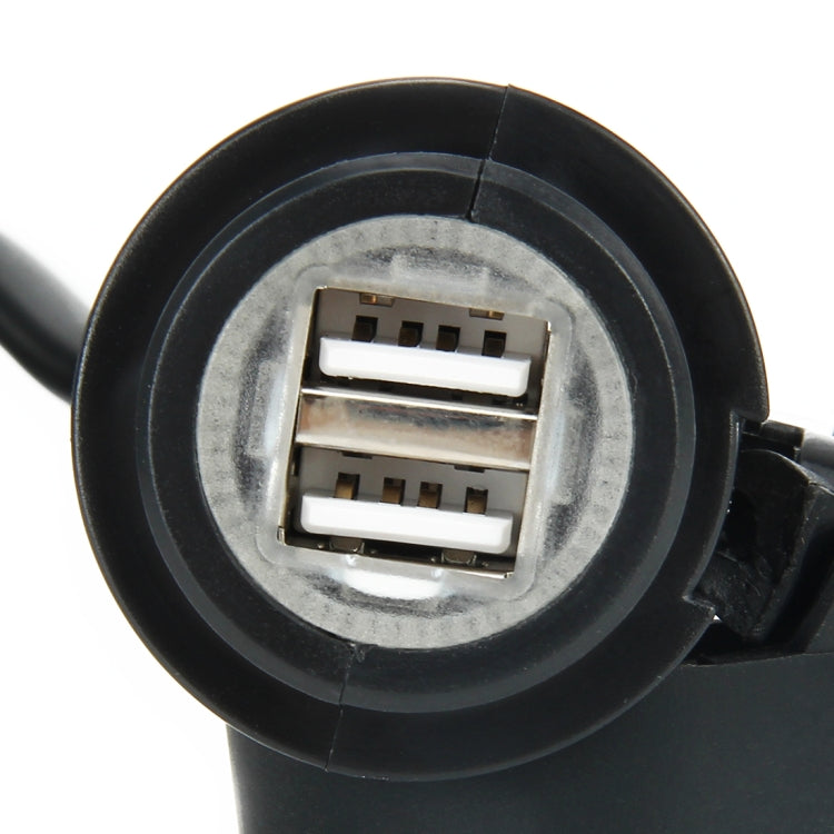5V Waterproof Motorcycle SAE to USB Cable Adapter Dual Port Power Socket Adapter, for Smart Phones, Tablets, GPS - Battery Charger by buy2fix | Online Shopping UK | buy2fix