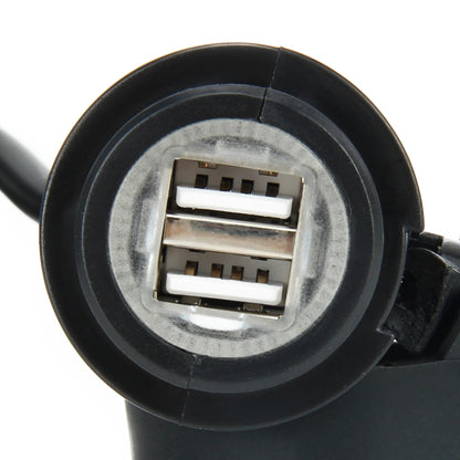 5V Waterproof Motorcycle SAE to USB Cable Adapter Dual Port Power Socket Adapter, for Smart Phones, Tablets, GPS - Battery Charger by buy2fix | Online Shopping UK | buy2fix