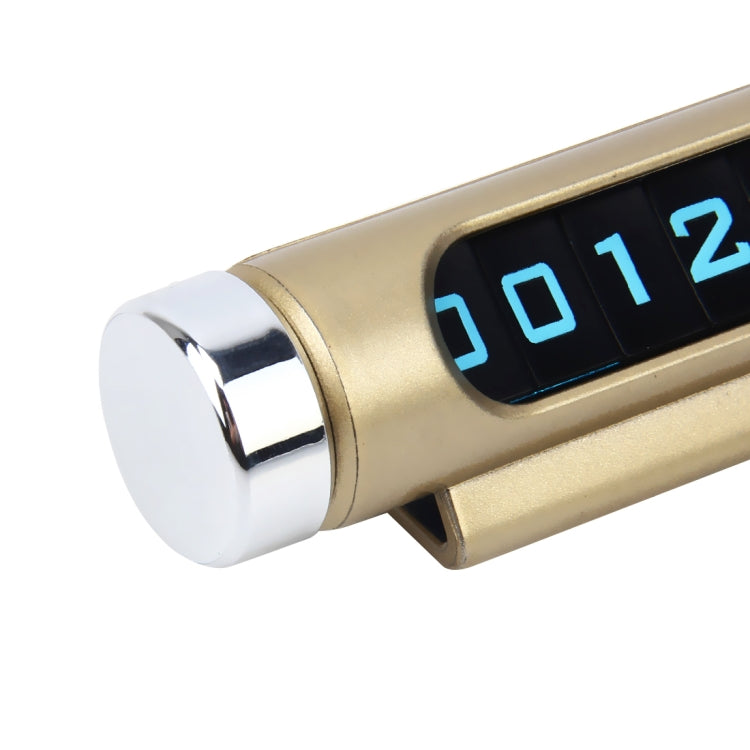 Hidden Rotatable Magnetic Phone Number Card Plate Temporary Parking Car Sticker by buy2fix