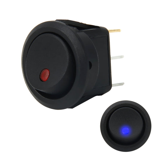 20 Amp 12 Volt Triple Plugs LED ON OFF Rocker Power Switch (Blue Light) - Car Switches by buy2fix | Online Shopping UK | buy2fix