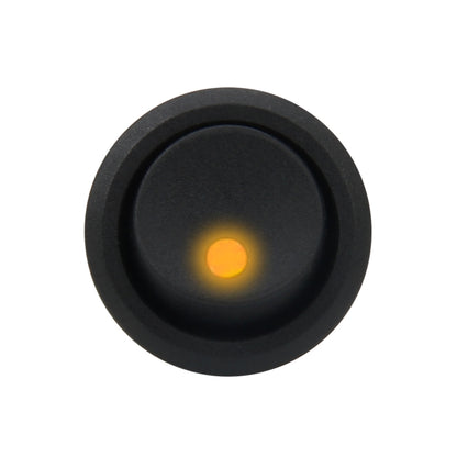 20 Amp 12 Volt Triple Plugs LED ON OFF Rocker Power Switch (Yellow Light) - Car Switches by buy2fix | Online Shopping UK | buy2fix