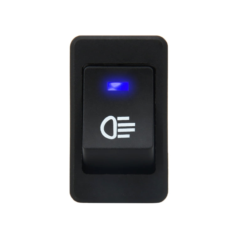 30 Amp 12 Volt Four Plugs LED ON OFF Car Fog Light Switch (Blue Light) - Car Switches by buy2fix | Online Shopping UK | buy2fix