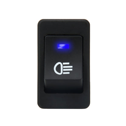30 Amp 12 Volt Four Plugs LED ON OFF Car Fog Light Switch (Blue Light) - Car Switches by buy2fix | Online Shopping UK | buy2fix