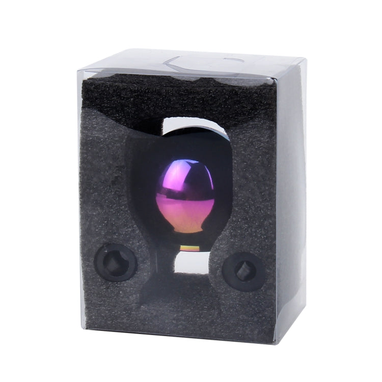 Universal Vehicle Car Gradient Blue Screwed Shifter Cover Manual Automatic Aluminum Gear Shift Knob by buy2fix