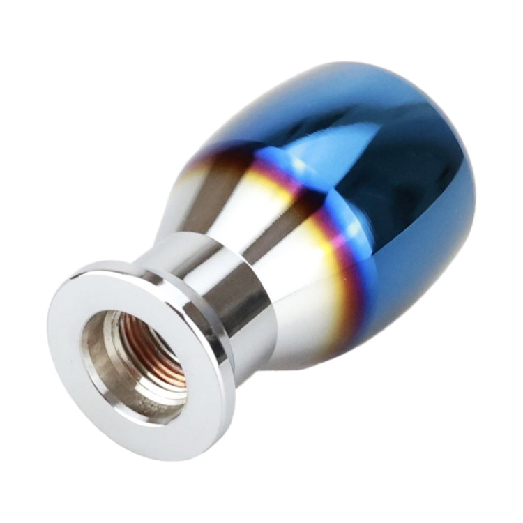 Universal Vehicle Car Blue Aluminum Alloy Gear Shifter Lever Manual Automatic Shift Knob Adapter, Size: 4.4x7.8cm by buy2fix